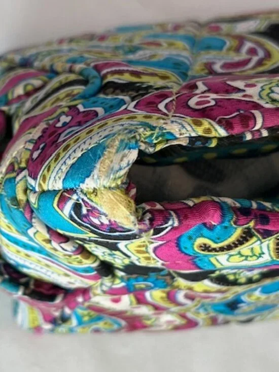 VERA BRADLEY | Bella Paisley Silk Quilted Handbag - Picture 13 of 13